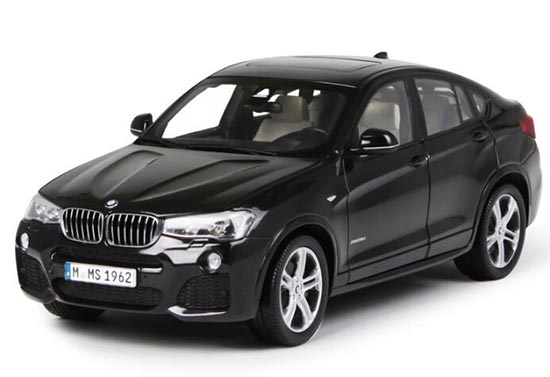 Diecast BMW X4 SUV Model 1:18 Scale Black By PARAGON