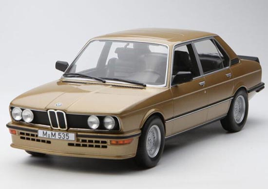 Diecast BMW M535i Model 1:18 Scale Golden By NOREV