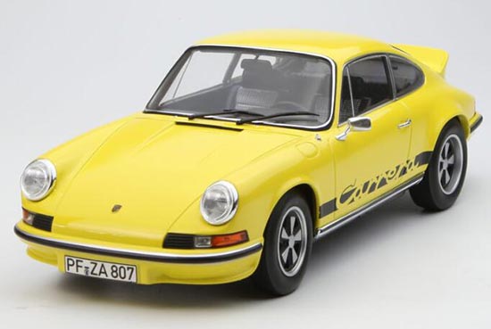 Diecast Porsche 911 RS Touring Model 1:18 Scale Yellow By NOREV
