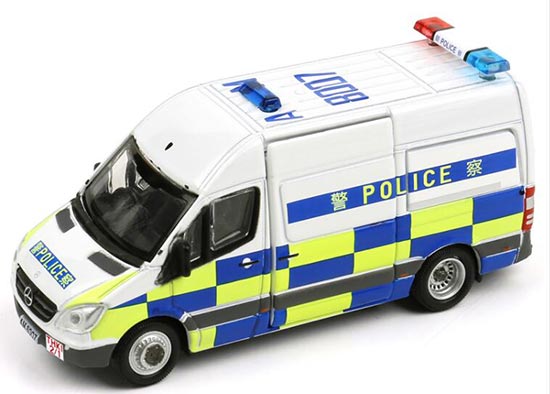 Diecast Mercedes Benz Sprinter Hong Kong Police Model 1:64