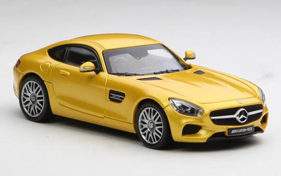 Diecast Mercedes Benz AMG GT Model Golden 1:43 Scale By NOREV