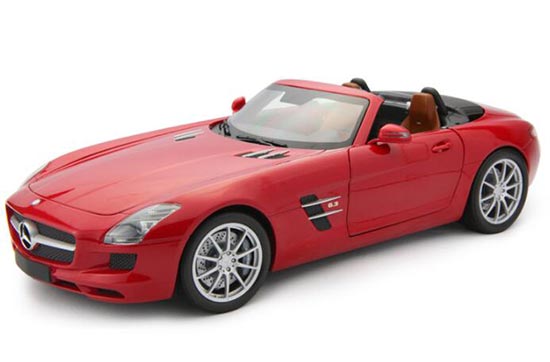 Diecast Mercedes Benz SLS AMG Roadster Model 1:18 By Minichamps