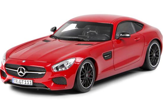 Diecast Mercedes Benz AMG GT Model 1:18 Red By NOREV