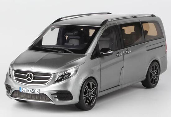 Diecast Mercedes Benz V-Class V260L Model 1:18 Silver By NOREV