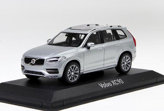Diecast Volvo XC90 Model 1:43 Scale Silver /White By NOREV
