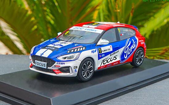 Diecast Ford Focus ST Model 1:32 Scale NO.1 Racing Car