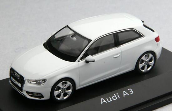 Diecast 2012 Audi A3 Model 1:43 Scale White By Schuco