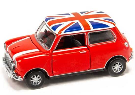 Diecast Mini Cooper Mk1 Model Red By Tiny