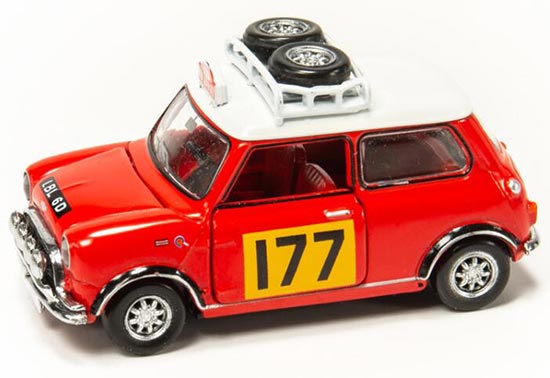 Diecast Mini Cooper Mk1 Model NO.177 Red By Tiny