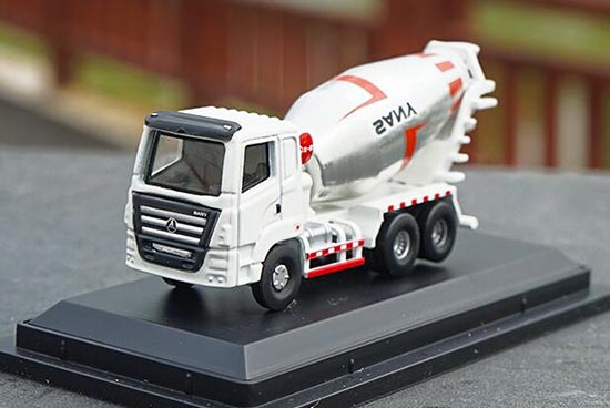 Diecast Sany Concrete Mixer Truck Model Mini Scale White