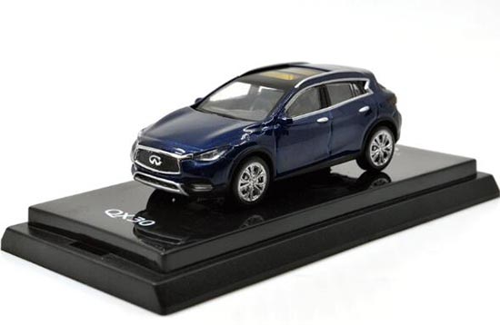 Diecast Infiniti QX30 Model 1:64 Scale Gray / Blue