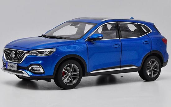 Diecast 2018 MG HS SUV Model 1:18 Scale Blue