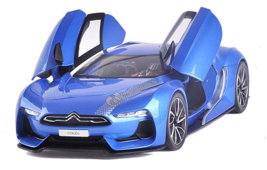 Diecast 2008 Citroen GT Car Model 1:18 Scale Blue By NOREV