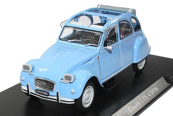 Diecast 1976 Citroen 2CV 4 Model 1:24 Scale Blue By Whitebox