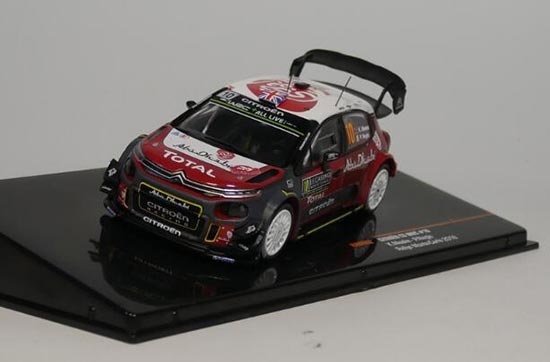 Diecast 2018 Citroen C3 Car Model 1:43 Scale Red By IXO