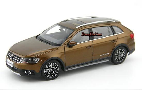 Diecast 2014 Volkswagen Cross Lavida Model 1:18 Scale Brown