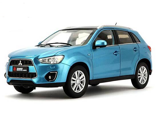 Diecast 2013 Mitsubishi ASX Model 1:18 Scale Red / Blue