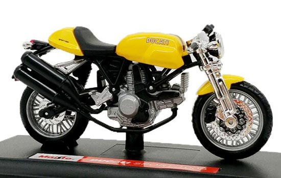 Diecast Ducati Sport 1000 Motorcycle Model 1:18 Scale By MaiSto