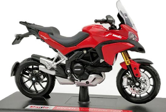 Diecast Ducati Multistrada 1200S Model 1:18 Scale Red By MaiSto