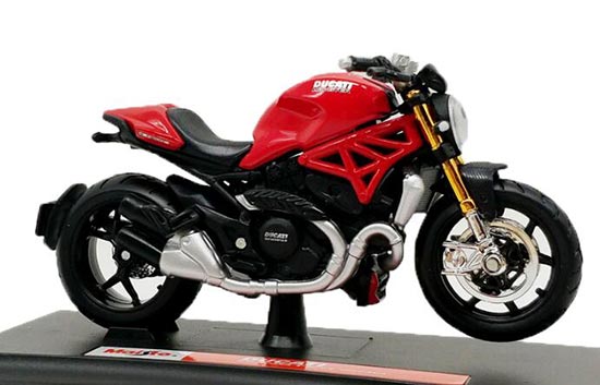 Diecast Ducati Monster 1200S Motorcycle Model 1:18 By MaiSto