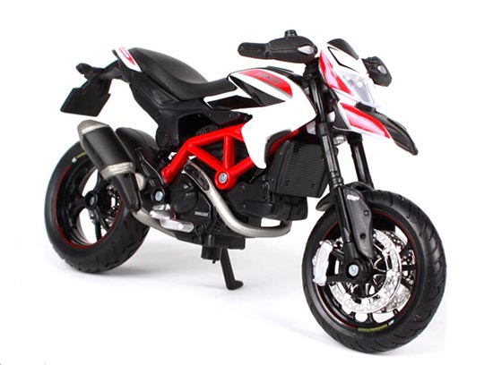 Diecast Ducati Hypermotard Motorbike Model 1:18 Scale By MaiSto