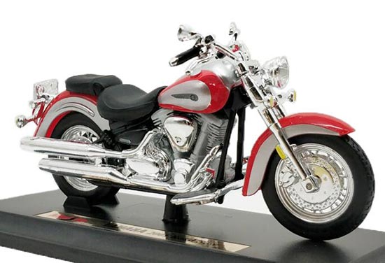 Diecast Yamaha Road Star Motorcycle Model 1:18 Red By MaiSto