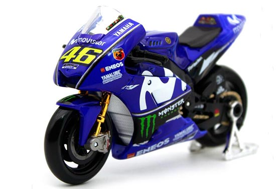 Diecast 2018 Yamaha YZR-M1 Model 1:18 Blue NO.46 By MaiSto