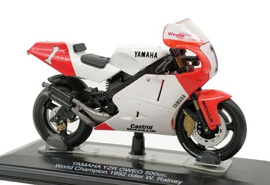 Diecast Yamaha YZR OW35K 500CC Model 1:22 Red By Italeri