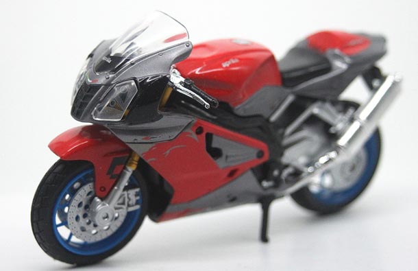 Diecast Aprilia RSV 1000R Motorcycle Model 1:18 Red By Maisto
