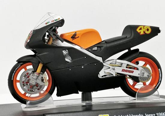 Diecast 1999 Honda NSR 500 Motorbike Model 1:18 Black By LEO