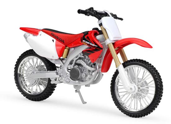 Diecast Honda CRF 450R Motorbike Model 1:12 Scale Red By Maisto