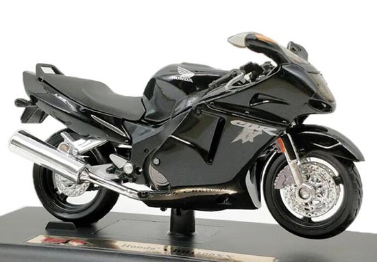 Diecast Honda CBR 1100XX Motorcycle Model 1:18 Black By Maisto
