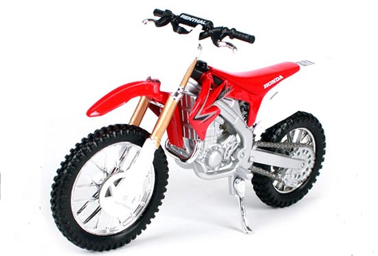 Diecast Honda CRF450R Motorcycle Model 1:18 Red By Maisto