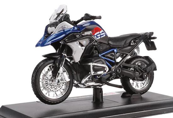 Diecast 2017 BMW R1200 GS Motorcycle Model 1:18 Blue By Maisto
