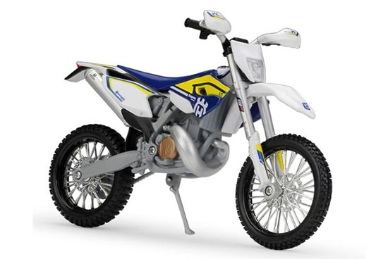 Diecast Husqvarna FE 501 Motorcycle Model 1:12 Blue By Maisto