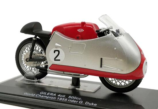 Diecast 1955 Gilera 4cil 500cc Motorcycle Model 1:22 By Italeri