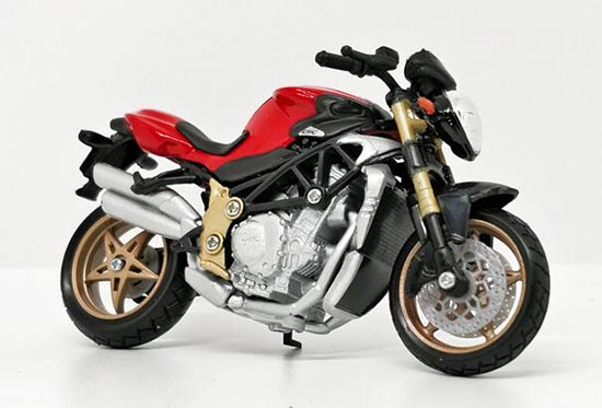 Diecast MV Agusta Brutale Oro Motorcycle Model 1:18 By Bburago