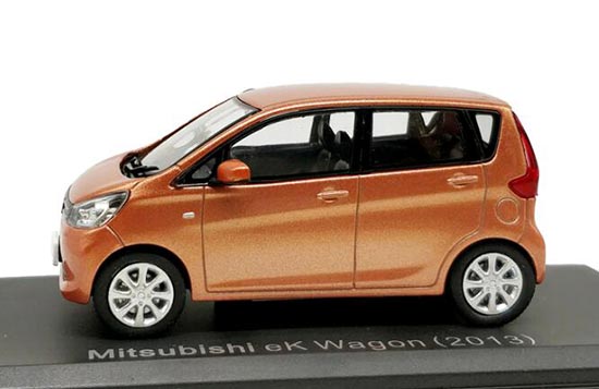 Diecast 2013 Mitsubishi eK Wagon Model 1:43 Orange By IXO