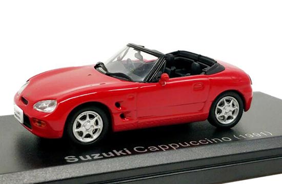 Diecast 1991 Suzuki Cappuccino Model 1:43 Scale Red By IXO