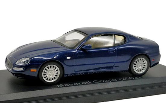 Diecast 2003 Maserati Coupe Model 1:43 Scale Blue By IXO