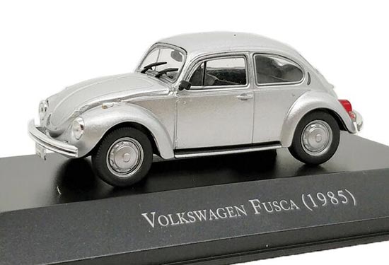 Diecast 1985 Volkswagen Fusca Model 1:43 Scale Silver By IXO