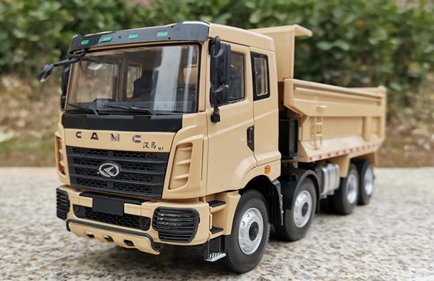 Diecast CAMC Hanma H7 Dump Truck Model 1:28 Scale Beige