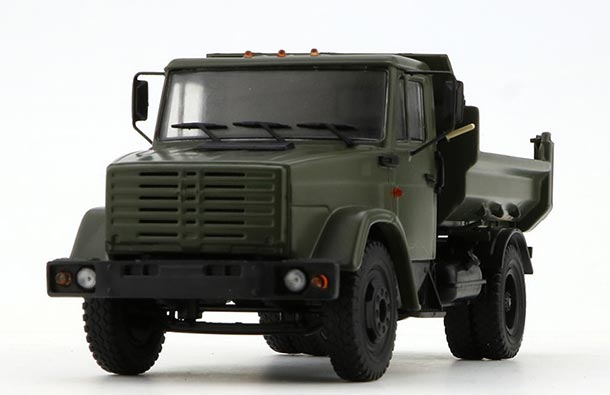 Diecast KAMAZ MM3 45085 Dump Truck Model 1:43 Army Green