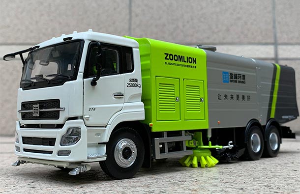 Diecast Zoomlion ZLJ5250TXSDFE5 Cleaning Sweeper Truck Model