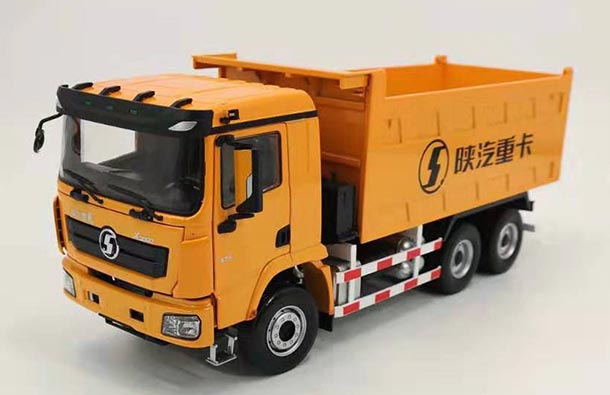 Diecast Shacman Delong X3000 Dump Truck Model 1:24 Scale Yellow