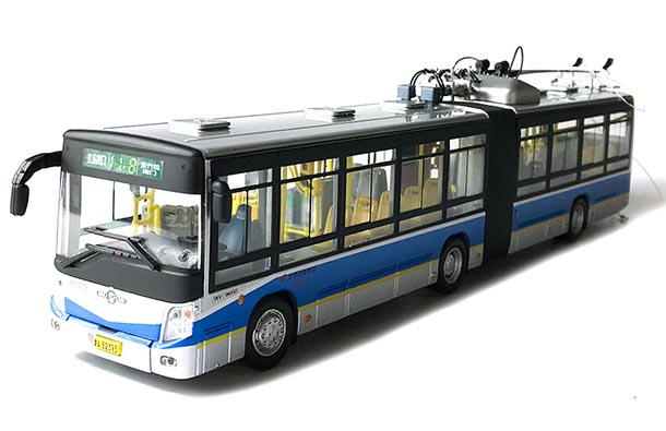 Diecast Huayu WJDWG 160A Articulated Trolley Bus Model 1:64