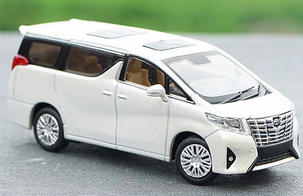 Diecast 2018 Toyota Alphard MPV Model 1:64 Scale Silver By GCD