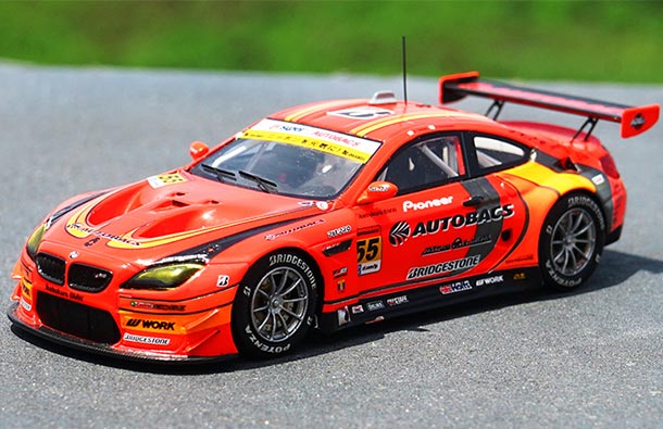 Resin BMW M6 GT3 Car Model 1:43 Scale Red By Minichamps
