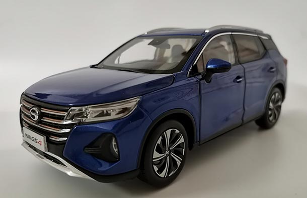 Diecast 2020 Trumpchi GS4 SUV Model 1:24 Scale Blue