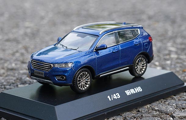 Diecast Haval H6 SUV Model 1:43 Scale Red / Blue